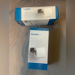 Franklin Brass Matte Black Toilet Paper Holders